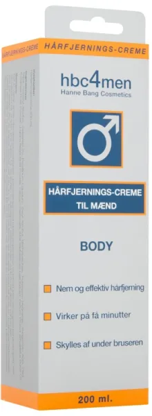 Hanne Bang Hbc4men Hair Removal Cream For Men 200 ml